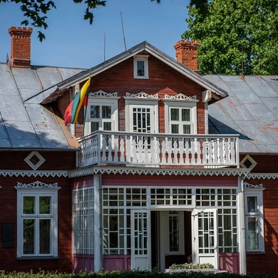Tiškevičių statyta vila, kurioje gyveno pirmasis Palangos burmistras