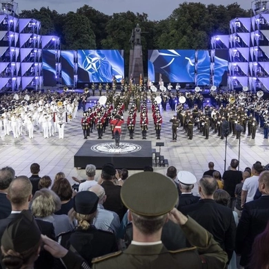 Trečią kartą Vilniuje vyks NATO karinių orkestrų festivalis „Military Tattoo Lithuania 2024