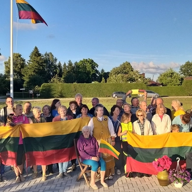 Valstybės dieną „Tautiška giesmė“ Tauragėje skambėjo keturioliktą kartą