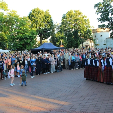 Valstybės dieną „Tautiška giesmė“ Tauragėje skambėjo keturioliktą kartą