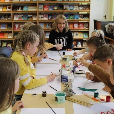 Viešosios bibliotekos stovykloje – beveik 100 vaikų