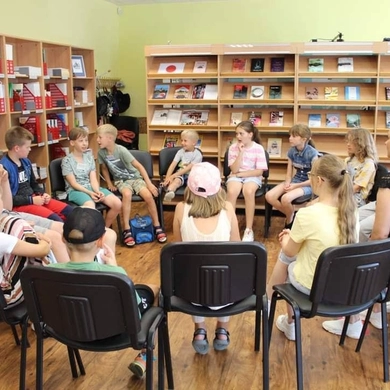 Viešosios bibliotekos stovykloje – beveik 100 vaikų