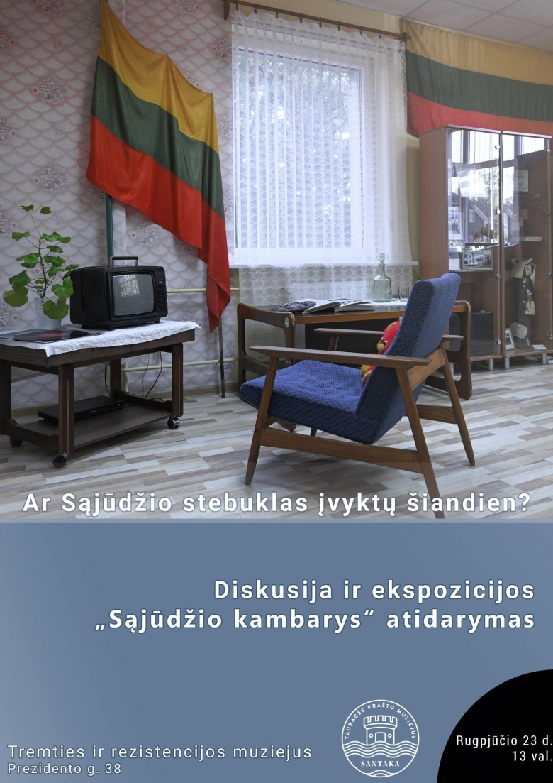 Tremties ir rezistencijos muziejuje atidaromas Sąjūdžio kambarys